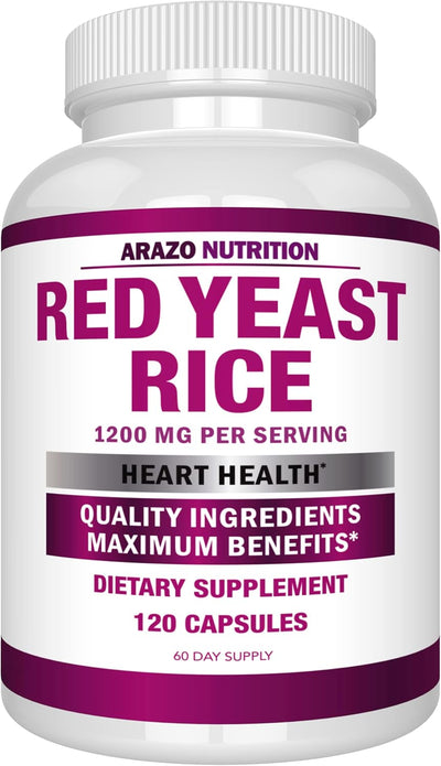 Arazo Red Yeast Rice – 1200mg Citrinin-Free