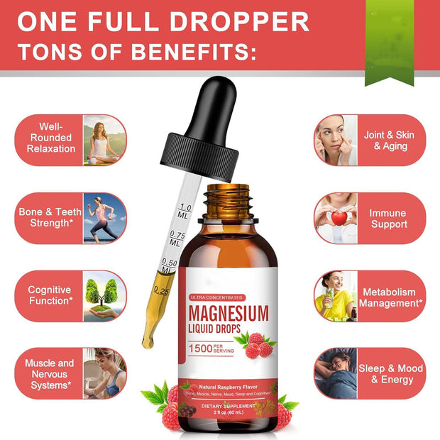 Magnesium Glycinate Drops – Calm & Sleep Support