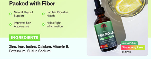 Sea Moss Liquid Drops – Natural Wellness Boost